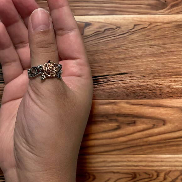 Silver Rose Gold Ring - Picture 6 of 7